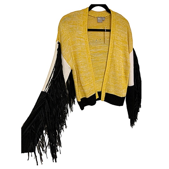 ASOS Cardigan DESIGN premium fringe cardigan NEW WITH TAGS Size 0 - Picture 3 of 11